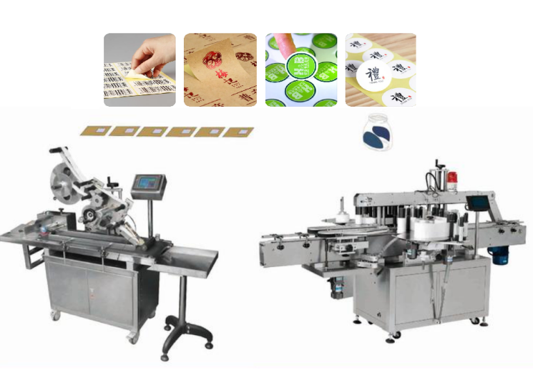 Sticker labeling machine